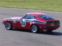 Rear and side, on the track