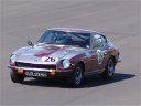 Front and side, on the track