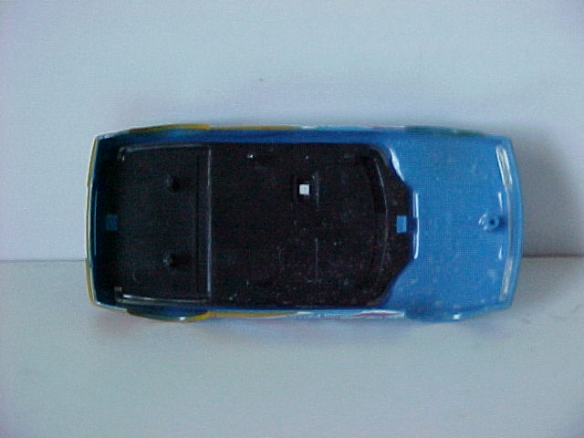 Underside of body