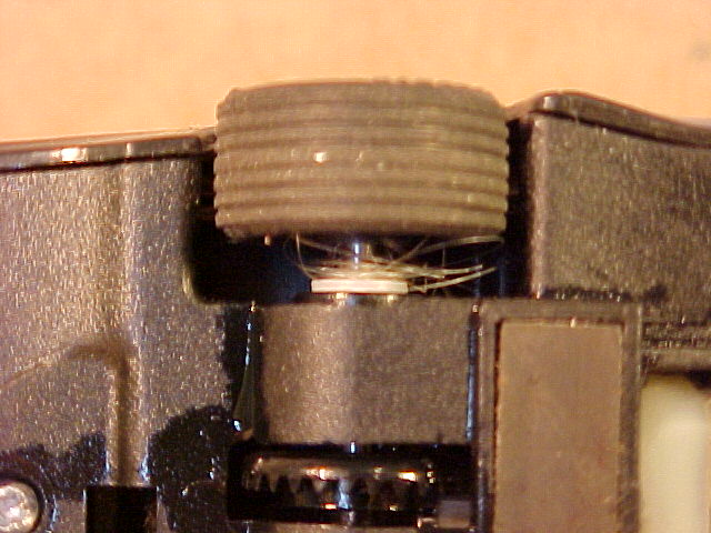 Hair wrapped around rear axle