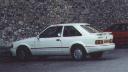 White Ford Escort