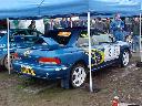 Rear and side, in service area
