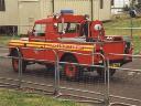 Real Land Rover fire engine - rear and side