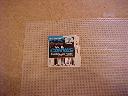 Corner and label on the plastic mesh