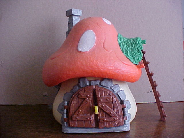 Two storey Smurf house